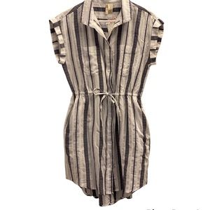 Collared button up casual dress